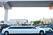 Street, Cars, Stretch Limo, Dubai, UAE, United Arab Emirates