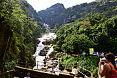 Ravana waterfalls near Ella, southern mountains, Sri Lanka