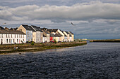 One of the most famous sights of Galway is the Long Walk with its row of beautiful coloured houses situated at the Corrib Harbour, Galway, County Galway, Ireland, Europe