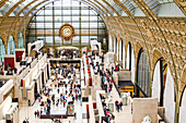 Menschen im Museum d'Orsay Paris, Frankreich, Europa
