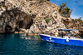 Grotta Azzurra of Taormina Mare, Sicily, South Italy, Italy