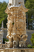 Lamego, Nossa Senhora dos Remédios, Fountain at the Pátio dos Reis, Detail, Pilgrims' church, District Viseu, Douro, Portugal