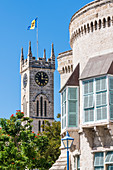Clock Tower, Parliament Building, Bridgetown, Barbados, Caribbean, Lesser Antilles