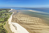 Luftaufnahme von Wyk auf der Insel Föhr, Nordfriesische Inseln, Schleswig-Holstein, Norddeutschland, Deutschland, Europa