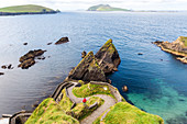 Dunquin pier, Dingle peninsula, County Kerry, Munster province, Ireland, Europe.