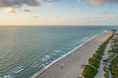 Küstenlinie von Miami Beach in Florida, USA