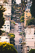 Lombardstraße, San Francisco, Kalifornien, Vereinigte Staaten von Amerika