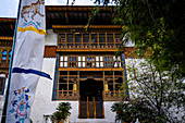 Inside the Punakha Dzong, also known as Pungtang Dewa chhenbi Phodrang. Punakha, Bhutan, Himalayan Country, Himalayas, Asia, Asian.
