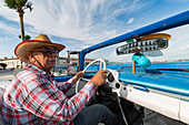 Driving around Old Havana on a Classic American car, Havana, Havana Province, Cuba