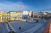 Dachansicht des Plaza Vieja Square, Alt-Havanna, Havanna, Provinz Havanna, Kuba