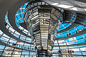 Reichstagskuppel, Parlamentsgebäude in Berlin, Deutschland, Europa
