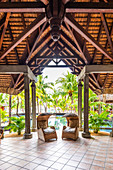 Das Beachcomber Dinarobin Hotel, Halbinsel Le Morne Brabant, Schwarzer Fluss (Riviere Noire), Mauritius