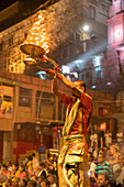 Asia, India, Uttar Pradesh, Varanasi district. Hindu celebration