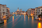 Santa Maria della Salute Basilica bei Sonnenuntergang, Venedig, Venetien, Italien