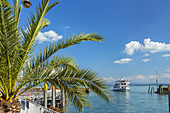 Harbor in Meersburg on Lake Constance, Lake Constance, Baden-Wuerttemberg