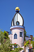 Hundertwasserhaus Grüne Zitadelle von Friedensreich Hundertwasser, Magdeburg, Sachsen-Anhalt
