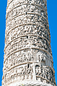 Column of Marcus Aurelius, Piazza Colonna, UNESCO World Heritage Site, Rome, Lazio, Italy, Europe