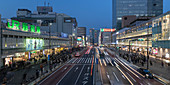 High rise buildings in central Tokyo, Japan, Asia