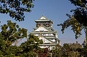Osaka Castle, Osaka, Japan, Asien