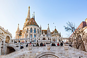 Matthias Kirche in Buda , Burgviertel, UNESCO-Welterbestätte, Budapest, Ungarn, Europa