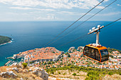 Cable car, Dubrovnik, Croatia, Europe