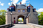Ezelpoort (Donkey's gate), Bruges, West Flanders province, Flemish region, Belgium, Europe