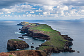 Ponta de Sao Lourenco peninsula with lighthouse, Madeira, Portugal