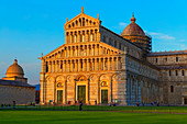 Die Kathedrale von Pisa, Westfassade, UNESCO-Welterbestätte, Pisa, Toskana, Italien, Europa