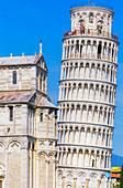 Schiefer Turm, Campo dei Miracoli, UNESCO-Welterbestätte, Pisa, Toskana, Italien, Europa
