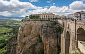 Puente Nuevo in Ronda, Provinz Malaga, Andalusien, Spanien, Europa