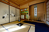 Kobun-tei Teeraum im Shoren-in Tempel, Kyoto, Japan, Asien