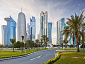 Skyscrapers, West Bay, Diplomatic Area, Doha, Qatar