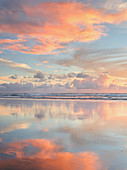 Abendstimmung am Bethells Beach, Auckland, Nordinsel, Neuseeland