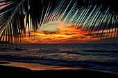 Idyllic, scenic sunset sky over tranquil ocean, Sayulita, Nayarit, Mexico