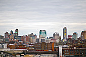 Skyline in der Innenstadt, New York, USA