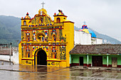 Colorful Church of San Andres Xecul, Guatemala