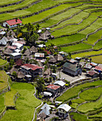 Dorf von Bataad und Reisterrassen, Banaue, Infugao Provinz, Philippinen