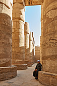 Tempelwache in Assuan, Ägypten
