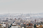 Stadtpanorama von Kairo mit Industrieviertel, Ägypten