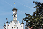 Das Rathaus in der Altstadt, Kempten, Bayern, Deutschland