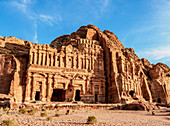 Palace and Corinthian Tombs, Petra, UNESCO World Heritage Site, Ma'an Governorate, Jordan, Middle East