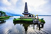 Pagoda floating on water, Baturiti, Bali, Indonesia, Baturiti, Bali, Republic of Indonesia