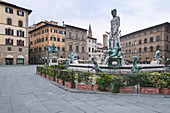 Piazza della Signoria, Florenz, Toskana, Italien