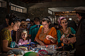 Border market in Khorogh, Tajikistan, Asia