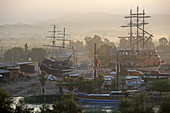 Shipyard in Side, Turkish Riviera, Turkey