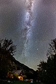 Milky Way over the Triglav National Park, Slovenia