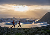 Once with Volvo and Minkcamper on the ring road around Iceland