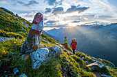 Wanderung auf die Olperer-Hütte im hinteren Zillertal, Tirol, Österreich