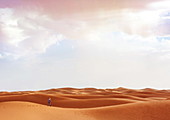 The Sahara desert in southern Morocco