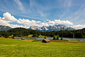 Geroldsee, bei Mittenwald, Karwendel, Alpen, Bayern, Deutschland